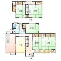 NO2129　北方町中古住宅の間取り図