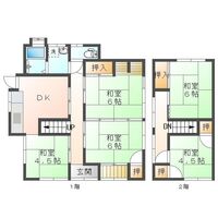 NO2141　北浦町市振直海　中古戸建の間取り図