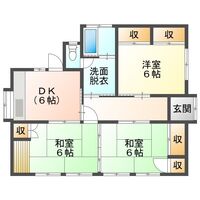NO2164　野地町3丁目　収益物件の間取り図