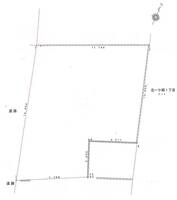 NO2134　下伊形町土地の間取り図