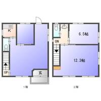 庵川西貸事務所（門川町　庵川西）の間取り図