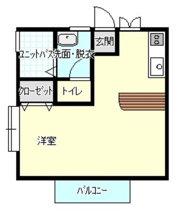 リバーサイドコーポ　（延岡市　塩浜町）＜１R＞202号室