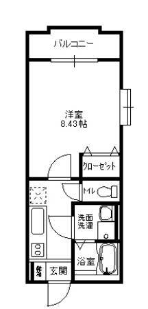 エムズハウス2番館　（延岡市　野地町）＜１K＞305号室