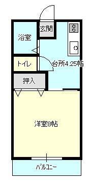 グレイスハイムⅠ　（延岡　永池町）＜１K＞303号室