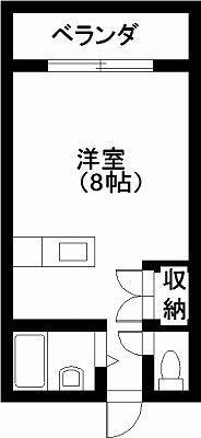 エレガンスメゾン９（延岡市　野田）＜１R＞203号室