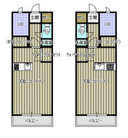 グリーンベル　（延岡市　野地町）＜1R＞の間取り図