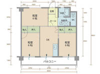 コーポラス二番館（延岡市　北小路）＜3DK＞