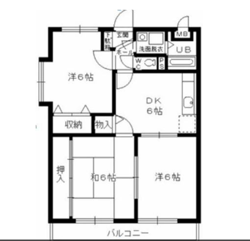 ボヌール大門　（延岡市　大門町）＜3DK＞201号室