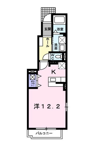オーブ・ココ　（延岡市　野田）＜1R・1階＞102号室