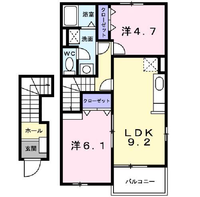 グランツ・昭和Ａ　（延岡市　昭和町）＜2LDK＞