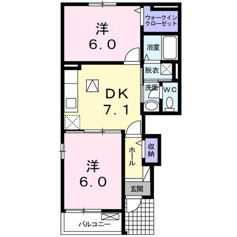 Ocean H・Y　（門川町　須賀崎）＜2DK＞104号室