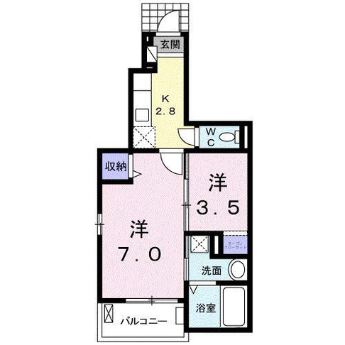 サンリットメゾン　（日向市　江良町）＜1Ｋ・1階＞104号室