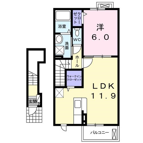 ポルタ　ヴィータ　（日向市　向江町）＜1LDK・2階＞202号室