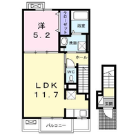 リ・ミノーレ　（日向市　江良町）＜1LDK・2階＞
