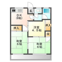 モリコーポ(延岡市惣領町)<3DK>の間取り図