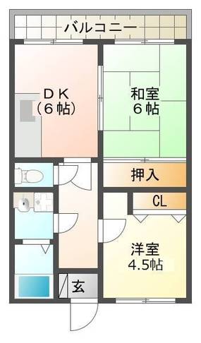 スプランダコーポ(門川町　東栄町)＜2DK＞103号室