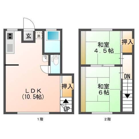 塩浜ハイツ　（延岡市　塩浜町）＜２LDK＞102号室