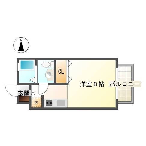 パル　グリーンヒル　（延岡市　緑ヶ丘）＜１R＞101号室
