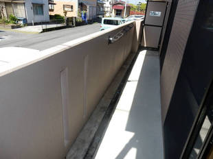 広々としたバルコニー