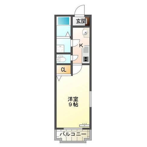 メゾン・ド・コウ　（延岡市　野田町）＜１K＞