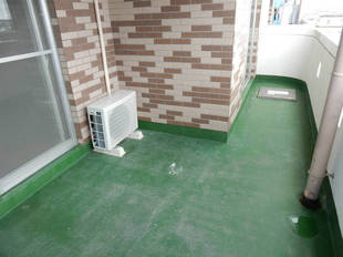 広々としたバルコニー