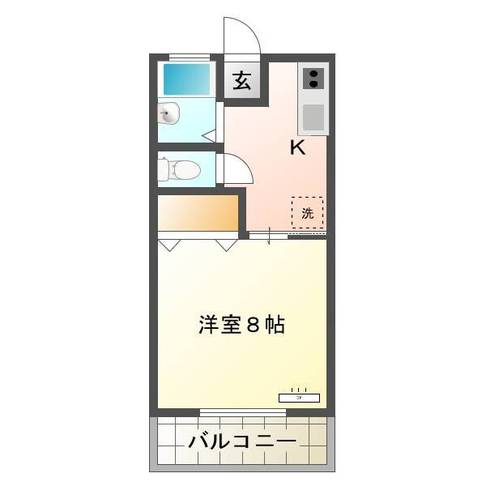 グッドキャッチ　（延岡市　川原崎町）＜１K＞203号室
