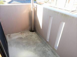 北側洋室バルコニー