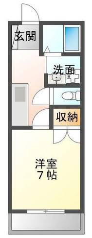 Four Season 74　（延岡市　大貫町）＜１Ｋ＞107号室