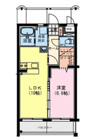 リシェスジュン（延岡市　大貫町）＜1LDK＞の間取り図