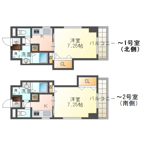 コスモマンション延岡　（延岡市　栄町）＜1K＞1002号室