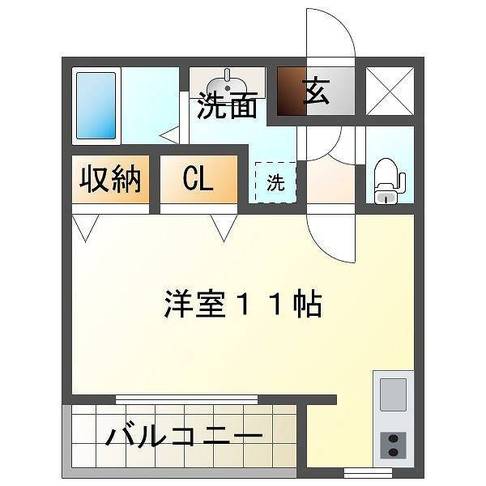 カーサリリオ　（延岡市　大貫町）＜1R＞310号室