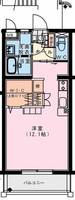 レジデンスサトウ　(延岡市　出北)＜1Ｒ+ロフト＞の間取り図