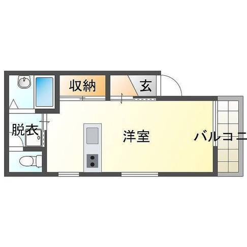 つばき館　（延岡市　平原町）＜１R＞102号室