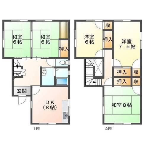 長浜貸家(延岡市長浜町)＜4ＤＫ＞