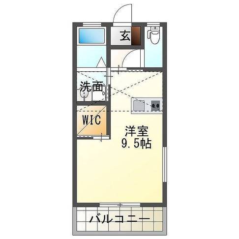 シンフォニー　（延岡市　大貫町）＜1R+ロフト・2階＞201号室