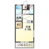 シンフォニー　（延岡市　大貫町）＜1R+ロフト・2階＞の間取り図