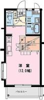 サンシャイン伊達　（延岡市　伊達町）＜1R＞の間取り図