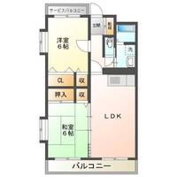 GRANZ SATOH (延岡市 出北)<2LDK>の間取り図