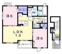 ひまわりC（延岡市伊形町）＜2LDK・2階＞