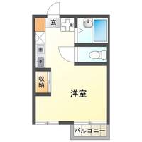 サウスヴィレッジ (延岡市 萩町)<1R>の間取り図