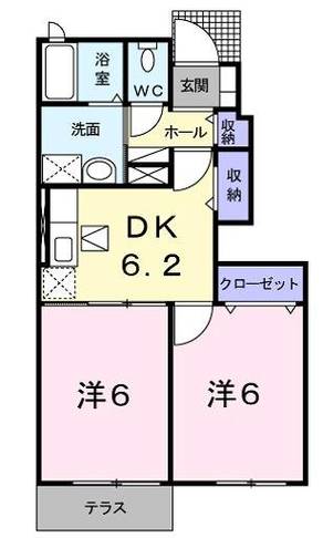 ミーツハート　（門川町　須賀崎）＜２DK＞101号室