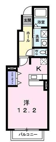 メゾネットドゥー　（延岡市　瀬之口町）＜１R＞103号室