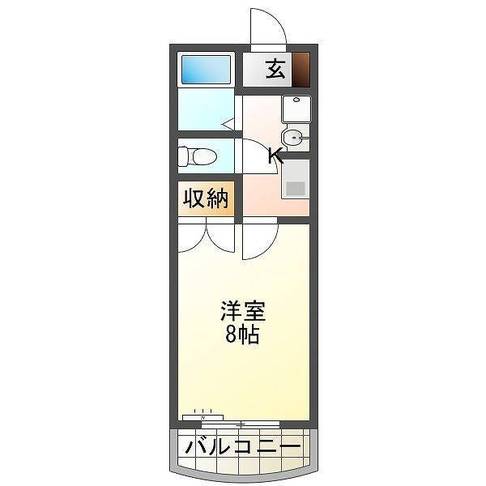 グレイスコーポ・カクⅢ　（延岡市　野地町）＜1Ｋ＞