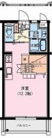 サンライズ富高　西（日向市　富高）＜1R＞の間取り図