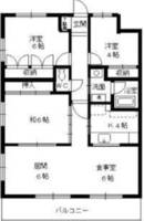 K&K（延岡市　昭和町）＜3LDK>の間取り図