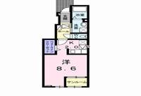 プルメリア B (延岡市 川原崎町)<1K・1階>