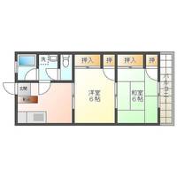 サンシティハイツ (延岡市 大貫町)<2DK>の間取り図