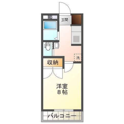 ジョウセブン　（延岡市　大貫町）＜1K＞103号室