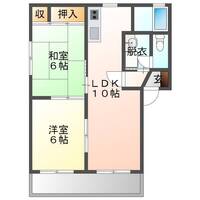 アプローズ川島　（延岡市　川島町）＜2LDK＞の間取り図