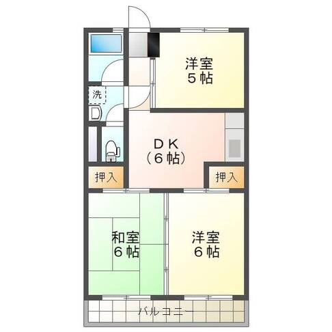 第３ナジマヤビル　（延岡市　平原町）＜3DK＞132号室